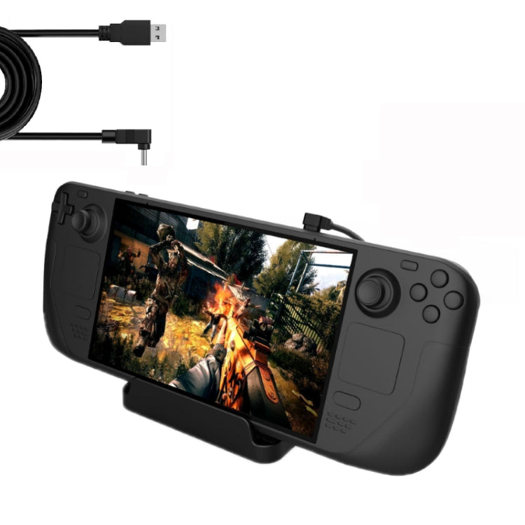 PGTECH Per supporto per console Steam Deck con cavo di ricarica, PGTECH Holder