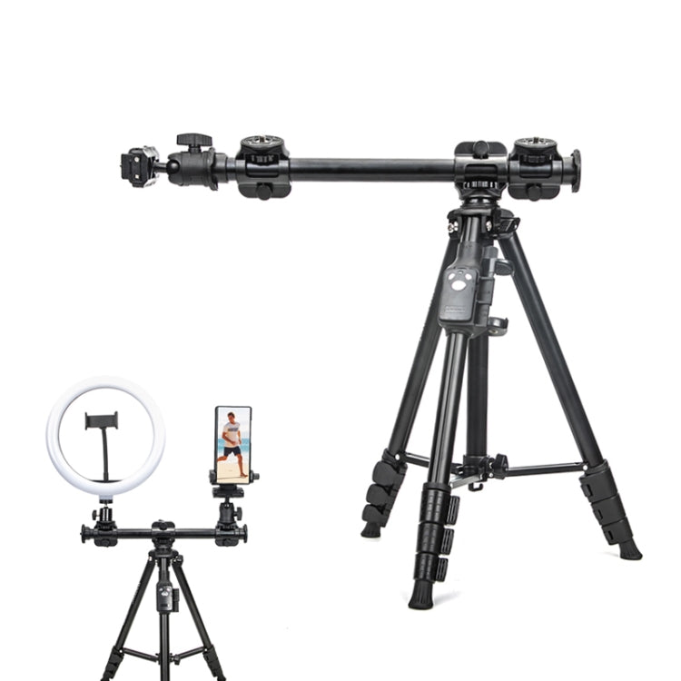 YUNTENG 6109 Treppiede per riprese dall'alto della fotocamera Staffa universale per trasmissione in diretta per telefoni cellulari, YUNTENG 6109