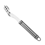 10 coltelli per chicchi di frutta con decapatore di semi di pepe in acciaio inossidabile, Round Handle, Diplonema Handle