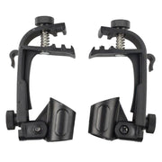Clip regolabile da 2 pezzi sul bordo del tamburo Supporto per microfono con supporto antiurto per microfono, M00661