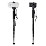 YUNTENG 218 Staffa per telefono con fotocamera a telaio singolo per fotocamera portatile leggera, YUNTENG 218
