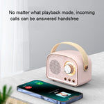 Altoparlante Bluetooth Vintage DW21 con TF e U Disk