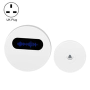 T10-1 1 per 1 campanello anti-acqua piovana intelligente con generazione automatica di illuminazione, T10-1 EU Plug White, T10-1 EU Plug Black, T10-1 US Plug White, T10-1 US Plug Black, T10-1 UK Plug White, T10-1 UK Plug Black