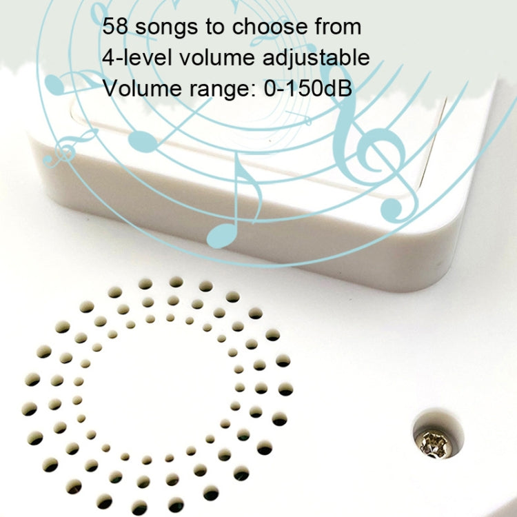 Campanello wireless impermeabile IP68 con illuminazione automatic