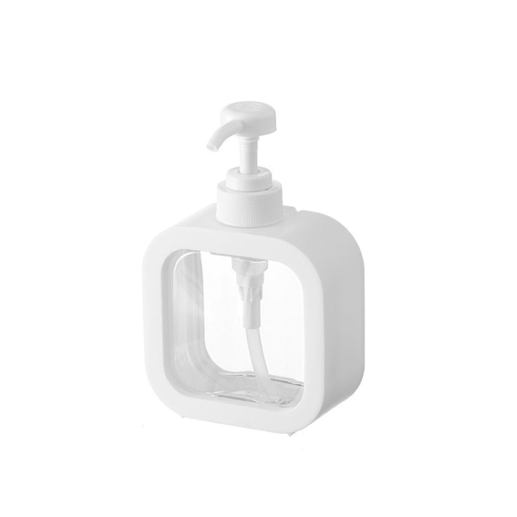 Flacone diviso per disinfettante per le mani trasparente Flacone per emulsione in plastica a pressa, 300ml, 500ml