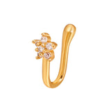 10 pezzi Clip per naso a forma di U in rame intarsiato con decorazione del naso in zircone, G-364 Gold, G-365 Silver, G-247 Gold, G-248 Silver, G-251 Gold, G-252 Silver, G-253 Gold, G-254 Silver, G-235 Gold, G-236 Silver, G-231 Gold, G-232 Silver      ...