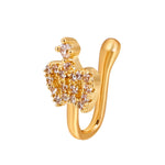10 pezzi Clip per naso a forma di U in rame intarsiato con decorazione del naso in zircone, G-364 Gold, G-365 Silver, G-247 Gold, G-248 Silver, G-251 Gold, G-252 Silver, G-253 Gold, G-254 Silver, G-235 Gold, G-236 Silver, G-231 Gold, G-232 Silver      ...