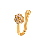 10 pezzi Clip per naso a forma di U in rame intarsiato con decorazione del naso in zircone, G-364 Gold, G-365 Silver, G-247 Gold, G-248 Silver, G-251 Gold, G-252 Silver, G-253 Gold, G-254 Silver, G-235 Gold, G-236 Silver, G-231 Gold, G-232 Silver      ...