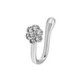 10 pezzi Clip per naso a forma di U in rame intarsiato con decorazione del naso in zircone, G-364 Gold, G-365 Silver, G-247 Gold, G-248 Silver, G-251 Gold, G-252 Silver, G-253 Gold, G-254 Silver, G-235 Gold, G-236 Silver, G-231 Gold, G-232 Silver      ...