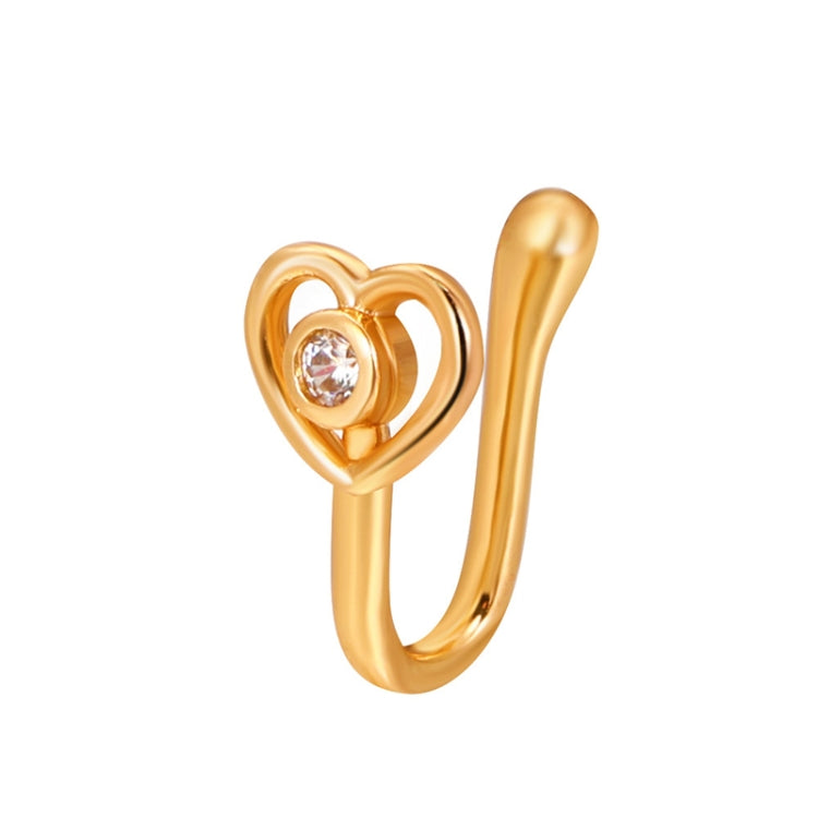 10 pezzi Clip per naso a forma di U in rame intarsiato con decorazione del naso in zircone, G-364 Gold, G-365 Silver, G-247 Gold, G-248 Silver, G-251 Gold, G-252 Silver, G-253 Gold, G-254 Silver, G-235 Gold, G-236 Silver, G-231 Gold, G-232 Silver      ...