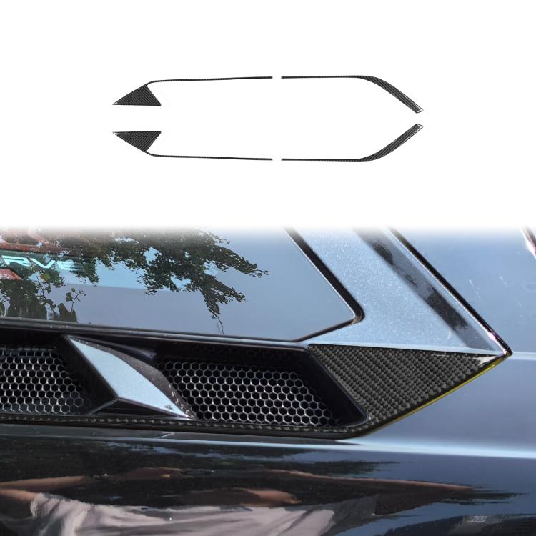 Adesivo per presa d'aria motore sul tetto della Chevrolet Corvette C8, 4 pezzi/set
