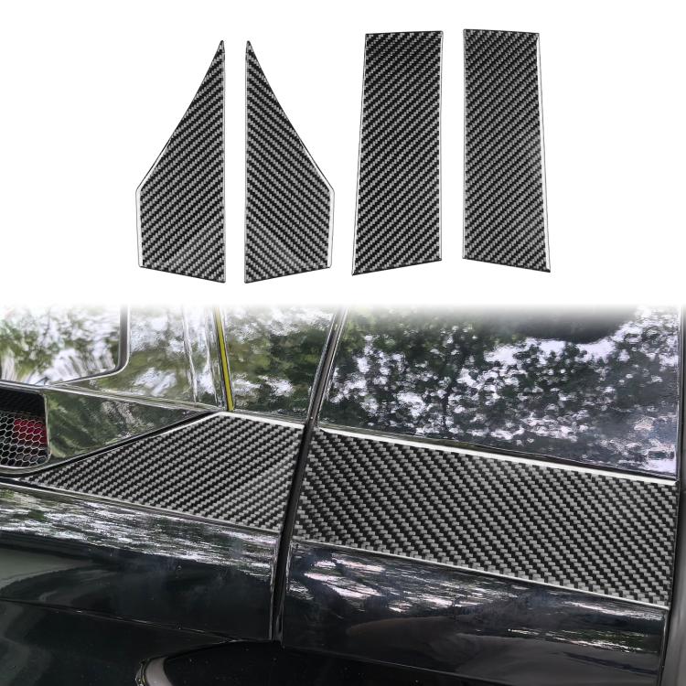 Adesivi decorativi per tetto (entrambi i lati) per Chevrolet Corvette C8, 4 pezzi/set