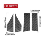 Adesivi decorativi per tetto (entrambi i lati) per Chevrolet Corvette C8, 4 pezzi/set