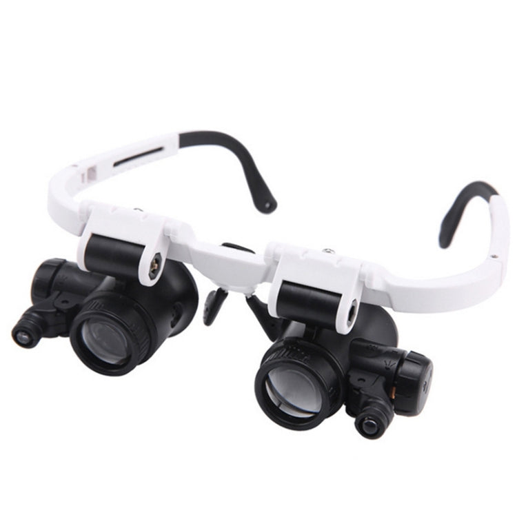 Lente d'ingrandimento da testa 8x 15x 23x con 2 LED