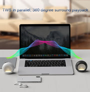 Mini altoparlante Bluetooth RGB con luce notturna