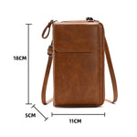 Borsa a tracolla da donna Borsa a tracolla Borsa multifunzionale per cellulare, Style 1 Red, Style 1 Blue, Style 1 Black, Style 1 Brown, Style 1 Beige