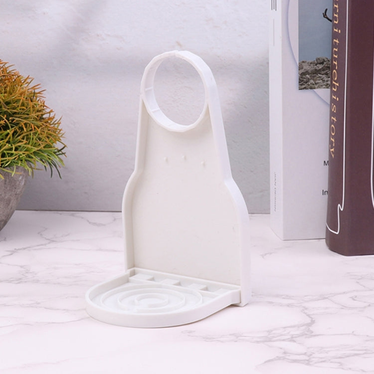 2 pezzi pieghevole per detersivo per bucato, vassoio raccogligocce, portabicchieri, dispenser di sapone, White, Black, Yellow, Red