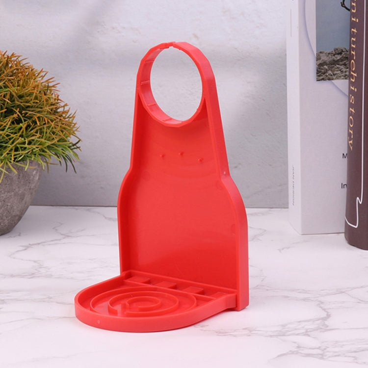 2 pezzi pieghevole per detersivo per bucato, vassoio raccogligocce, portabicchieri, dispenser di sapone, White, Black, Yellow, Red