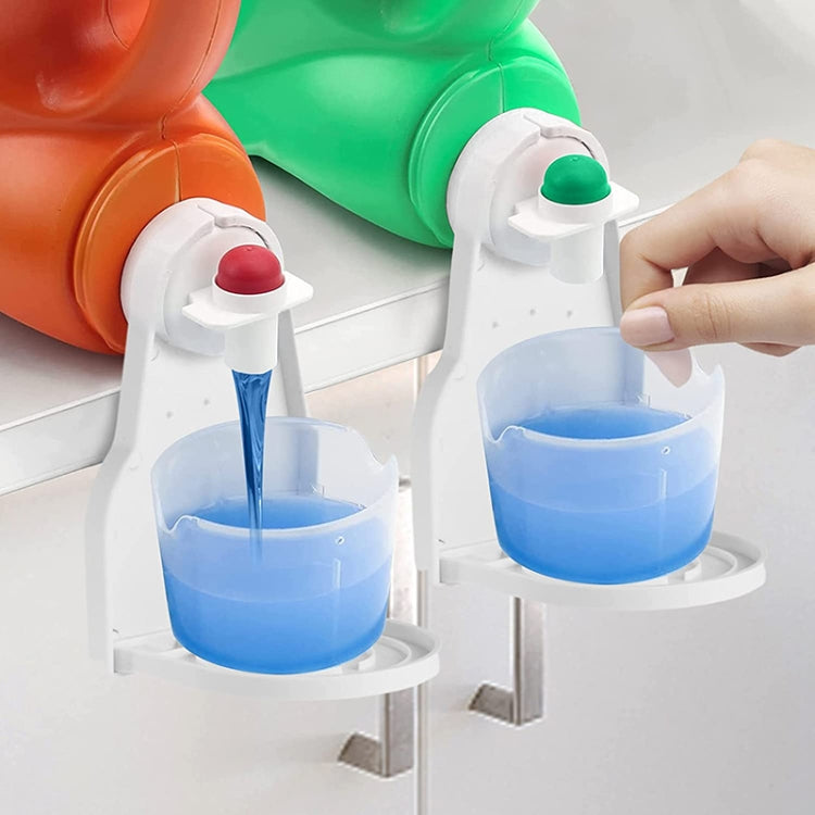 2 pezzi pieghevole per detersivo per bucato, vassoio raccogligocce, portabicchieri, dispenser di sapone, White, Black, Yellow, Red