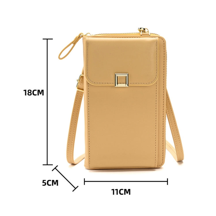 Borsa a tracolla da donna Borsa a tracolla lunga Borsa per cellulare, Style 2 White, Style 2 Yellow, Style 2 Black, Style 2 Light Purple, Style 2 Apricot