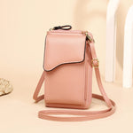 Borsa a tracolla a tracolla Borsa da donna lunga per cellulare di grande capacità, Style 3 Yellow, Style 3 Red, Style 3 Blue, Style 3 Black, Style 3 Pink, Style 3 Apricot