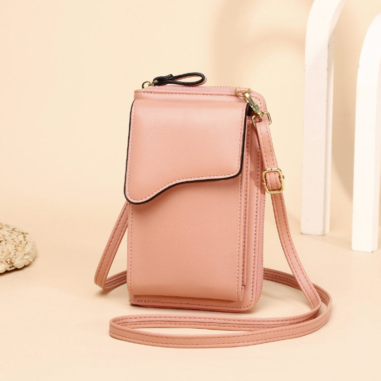 Borsa a tracolla a tracolla Borsa da donna lunga per cellulare di grande capacità, Style 3 Yellow, Style 3 Red, Style 3 Blue, Style 3 Black, Style 3 Pink, Style 3 Apricot