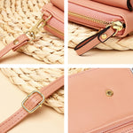 Borsa a tracolla a tracolla Borsa da donna lunga per cellulare di grande capacità, Style 3 Yellow, Style 3 Red, Style 3 Blue, Style 3 Black, Style 3 Pink, Style 3 Apricot