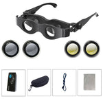 DM0125 Binocolo da pesca 3X Binocolo con messa a fuoco regolabile in vetro, Hardcover, With Grey Polarised Lens, With Yellow Polarised Lens, With Red Polarised Lens, With Grey + Yellow  Lens, With Tricolour  Lens