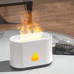 200ML Simulazione Fiamma Aromaterapia Diffusore Umidificatore Purificatore d'aria ad ultrasuoni