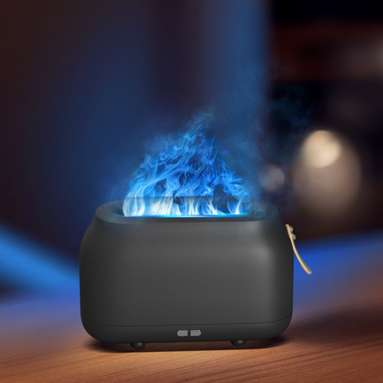 Simulazione Fiamma Aromaterapia Umidificatore Camera da letto Luce ambientale, White, Green, Gray, 3 Colors (RGB)