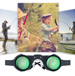 D-1548 Binocolo da pesca con messa a fuoco regolabile 10x HD, specifiche:, Only Binoculars, With Grey Polarised Lens, With Yellow Polarised Lens, With Red Polarised Lens, With Grey+Yellow Polarised Lens, With Tricolour Polarised Lens