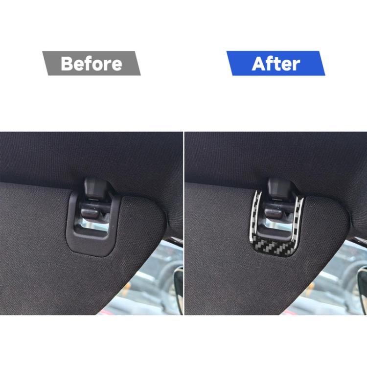 Adesivi decorativi per aletta parasole per Chevrolet Corvette C8, set da 4 pezzi.