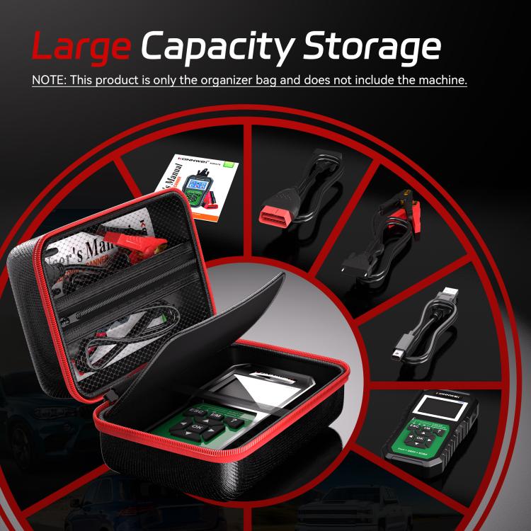 Borsa portaoggetti portatile di grande capacità per strumenti di diagnostica auto KONNWEI
