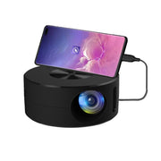 YT200 320 X 180P LED HD Mini proiettore Supporto alimentato tramite USB Schermo del telefono con connessione cablata, Black, White