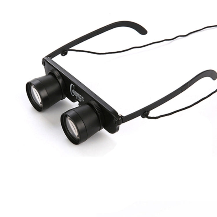 Binocolo da pesca Camman 3 x 28 con messa a fuoco regolabile in vetro, specifiche:, Only  Binoculars, With Zippered Glasses Case