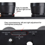 Binocolo da pesca Camman 3 x 28 con messa a fuoco regolabile in vetro, specifiche:, Only  Binoculars, With Zippered Glasses Case