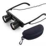 Binocolo da pesca Camman 3 x 28 con messa a fuoco regolabile in vetro, specifiche:, Only  Binoculars, With Zippered Glasses Case