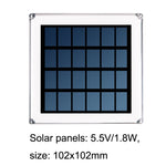 Lampada solare da giardino IP68 con 7 colori LED