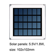 Lampada solare da giardino IP68 con 7 colori LED