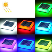 Lampada solare da giardino IP68 con 7 colori LED