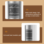 Riscaldatore elettrico 1200W con protezione sicurezza