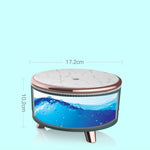 Diffusore di aromaterapia ad ultrasuoni 600 ml con timer
