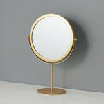 Specchio per il trucco da tavolo Specchio portatile semplice Specchio da toeletta rotante,Stile:, Gold High Model, Gold Stand Model, Black High Model, Black Stand Model