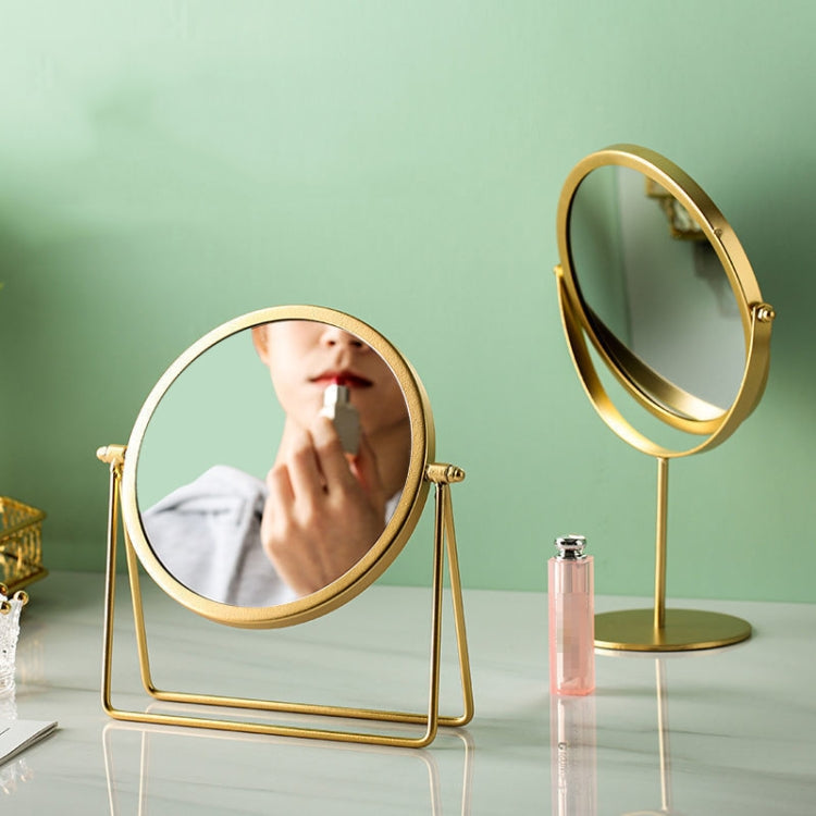 Specchio per il trucco da tavolo Specchio portatile semplice Specchio da toeletta rotante,Stile:, Gold High Model, Gold Stand Model, Black High Model, Black Stand Model