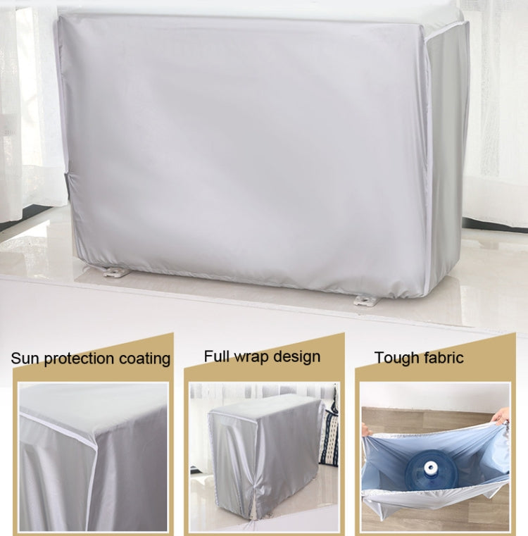 Copertura per aria condizionata esterna Copertura antipolvere impermeabile Copertura antipioggia,Dimensioni:, S 80 x 28 x 54cm, M  86 x 30 x 56cm, L 95 x 40 x 73cm, XL 100 x 41 x 80cm