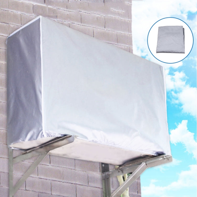 Copertura per aria condizionata esterna Copertura antipolvere impermeabile Copertura antipioggia,Dimensioni:, S 80 x 28 x 54cm, M  86 x 30 x 56cm, L 95 x 40 x 73cm, XL 100 x 41 x 80cm