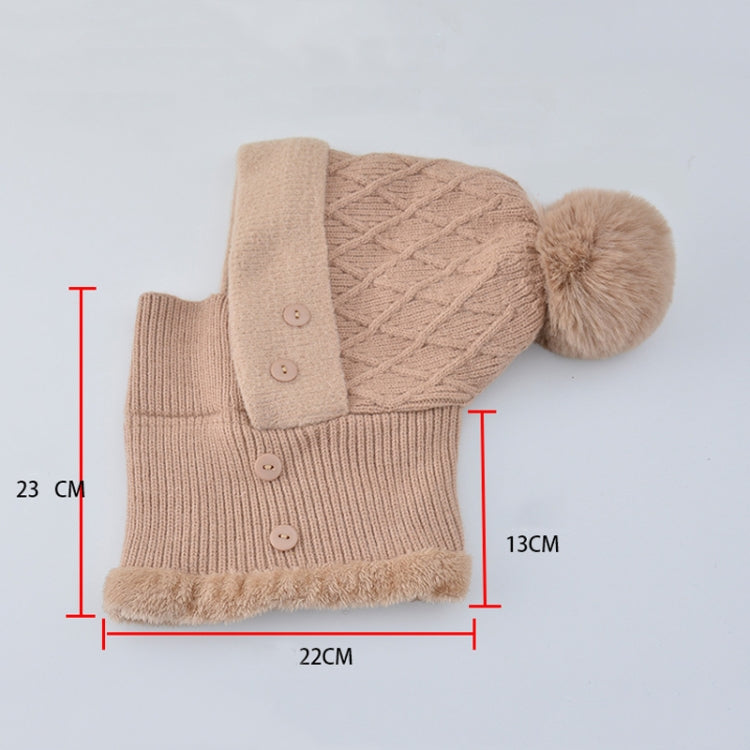 Cappello da donna monopezzo, sciarpa, cappello lavorato a maglia caldo e berretto in velluto