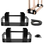 Scaffali per legna da ardere per impieghi gravosi Scaffali per stoccaggio in legno per interni ed esterni, Wood Storage Racks