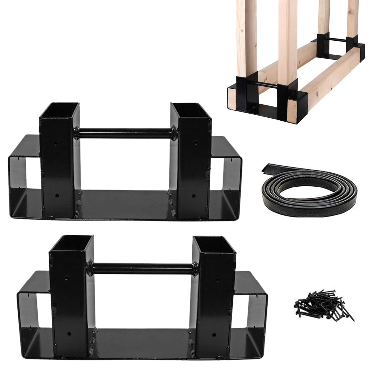 Scaffali per legna da ardere per impieghi gravosi Scaffali per stoccaggio in legno per interni ed esterni, Wood Storage Racks