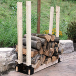 Scaffali per legna da ardere per impieghi gravosi Scaffali per stoccaggio in legno per interni ed esterni, Wood Storage Racks